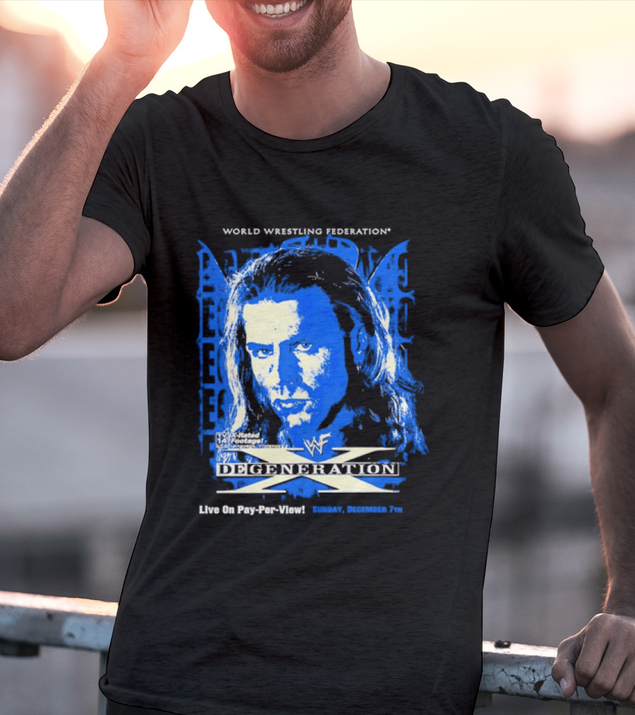 World Wrestling Federation DX Shawn Michaels D Generation X In Your House Pay Per View T-Shirt