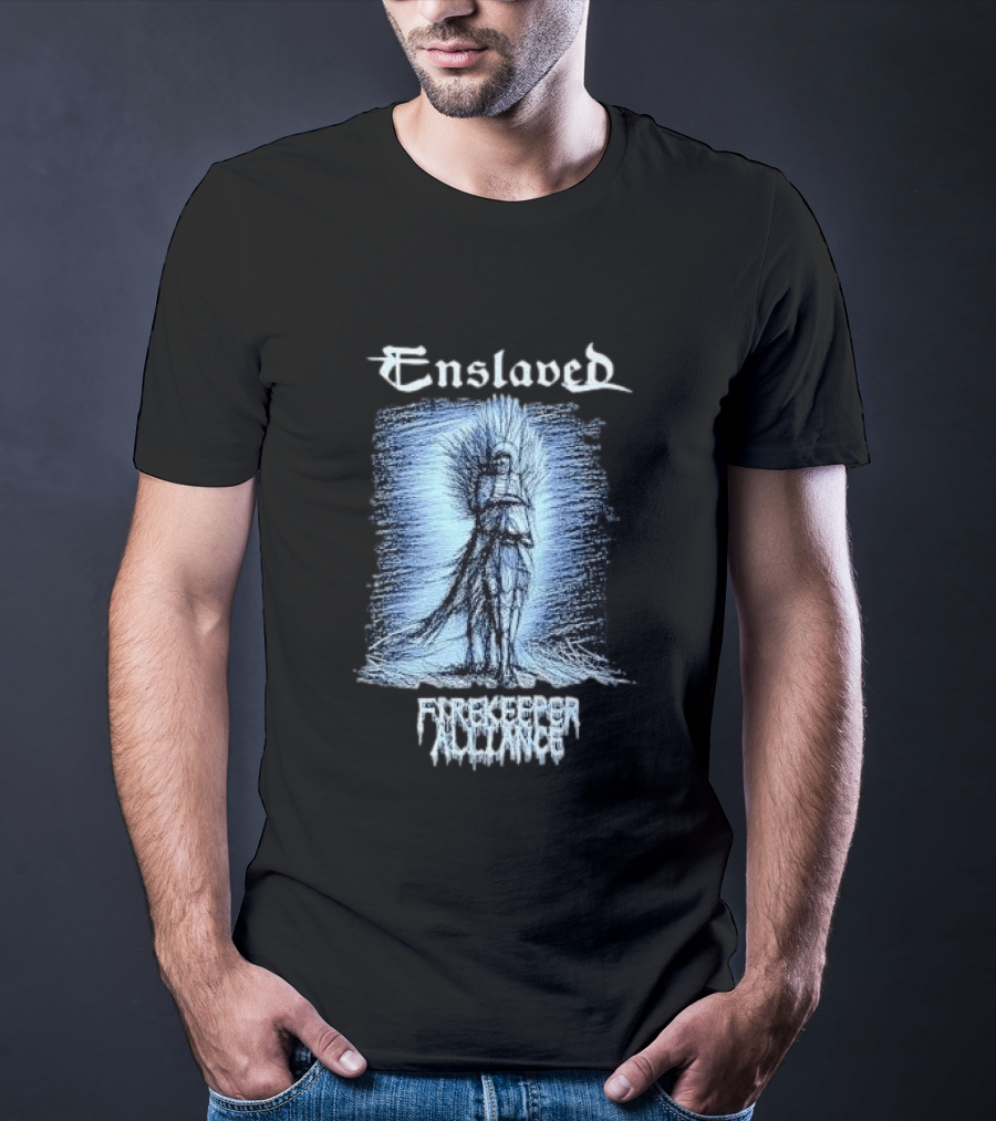 Enslaved Firekeeper Alliance Heavy Metal Band T-Shirt
