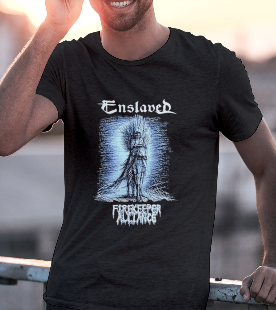 Enslaved Firekeeper Alliance Heavy Metal Band T-Shirt