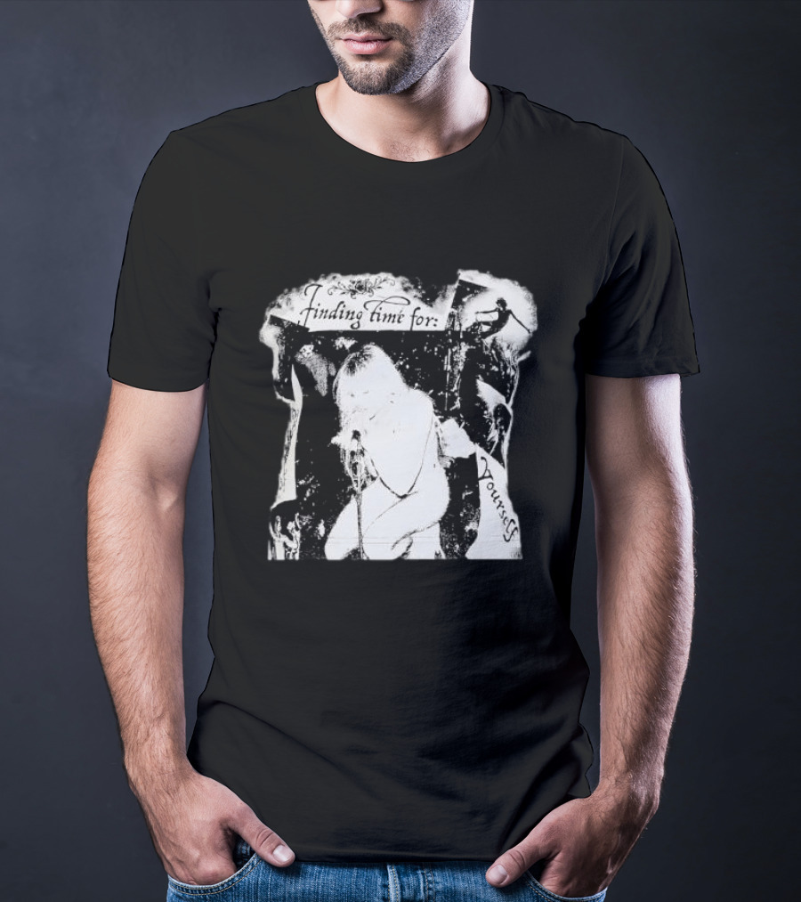 Finding Time For Yourself Singing Woman Retro Vibe T-Shirt