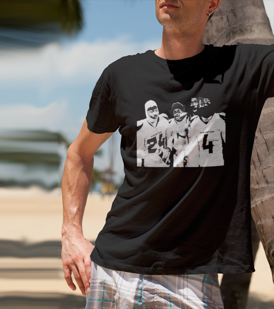 Houston Texans Jalen Pitre Calen Bullock Kamari Lassiter Derek Stingley Jr Signatures T-Shirt