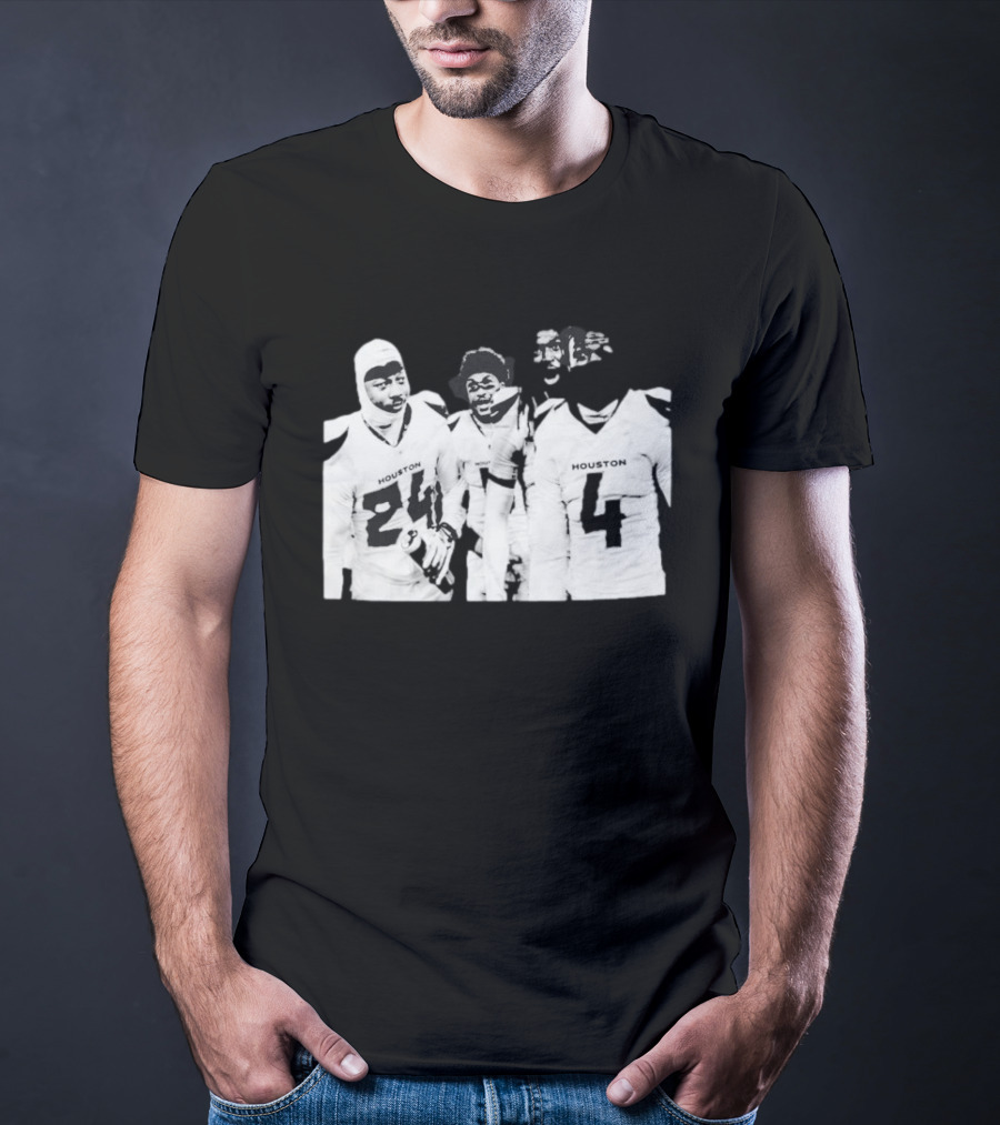 Houston Texans Jalen Pitre Calen Bullock Kamari Lassiter Derek Stingley Jr Signatures T-Shirt