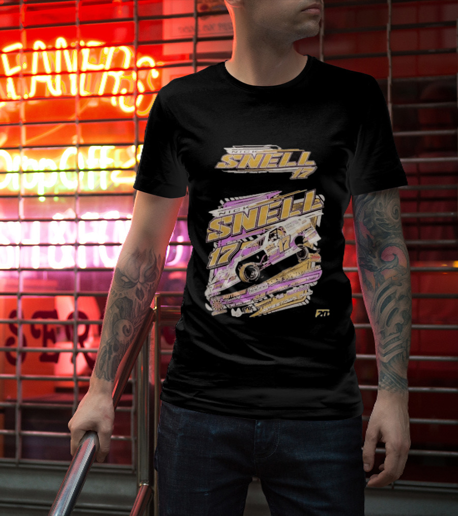 Nick Snell 17 Jamestown Ohio Racing 2024 T-Shirt