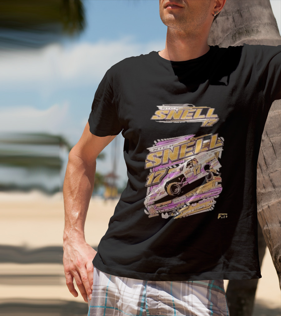 Nick Snell 17 Jamestown Ohio Racing 2024 T-Shirt