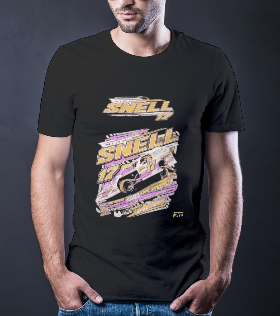 Nick Snell 17 Jamestown Ohio Racing 2024 T-Shirt