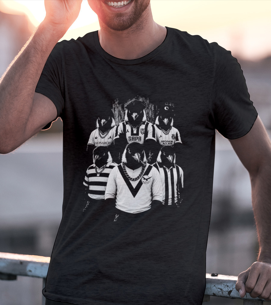 Notts County Gangster Magpies Football Team Characters T-Shirt