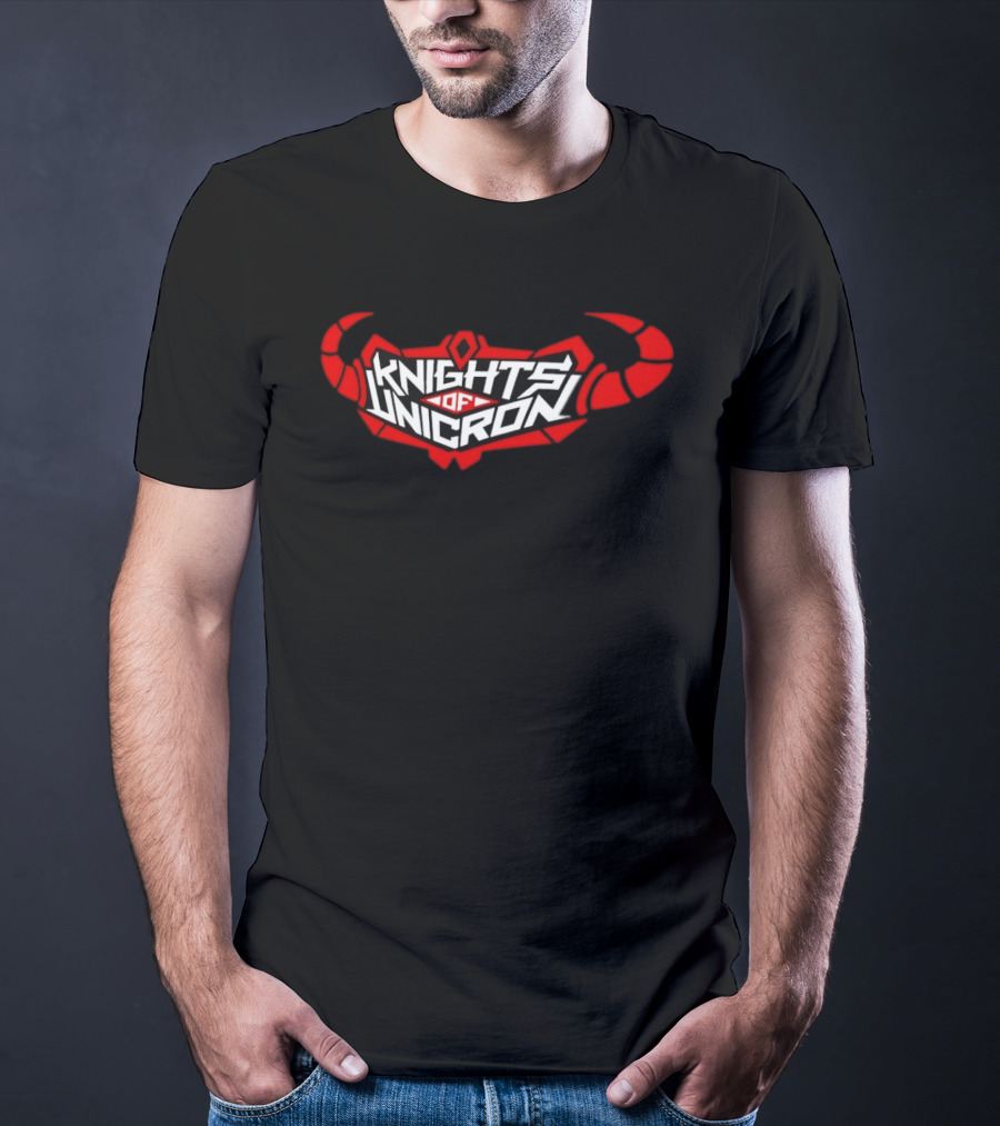 Knights Of Unicron Transformers Soundtrack Band Logo Horns T-Shirt