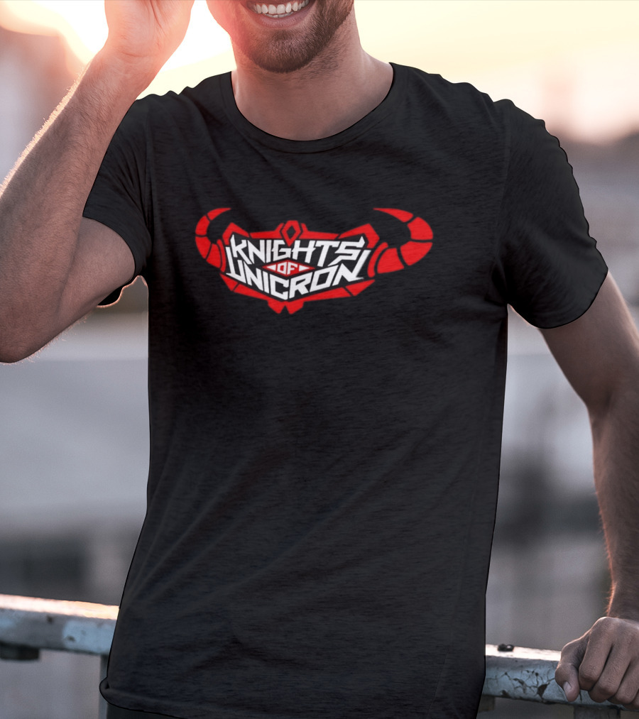 Knights Of Unicron Transformers Soundtrack Band Logo Horns T-Shirt