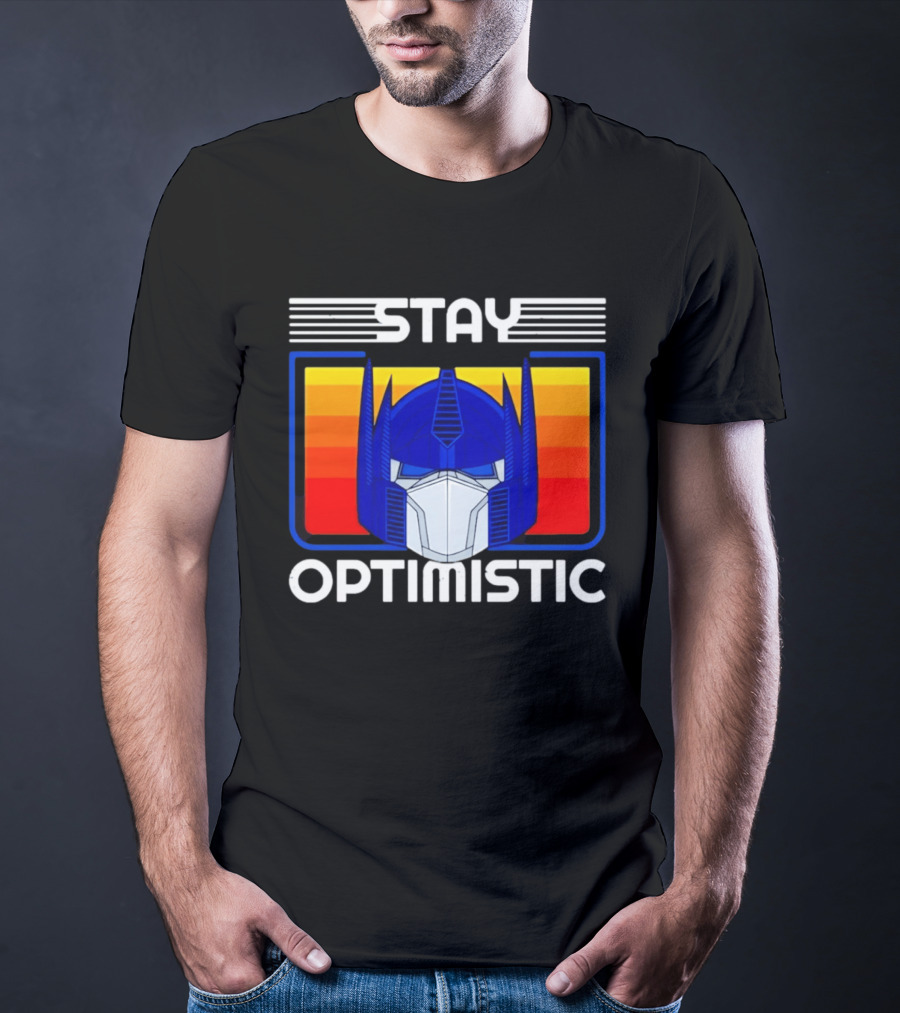 Optimus Prime Transformers Stay Optimistic T-Shirt