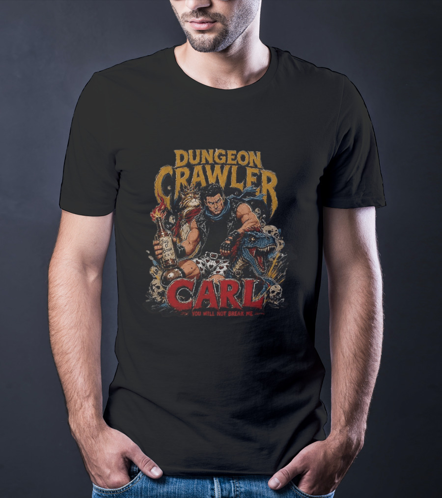 Dungeon Crawler Carl Jug Of Boom You Will Not Break Me T-Shirt