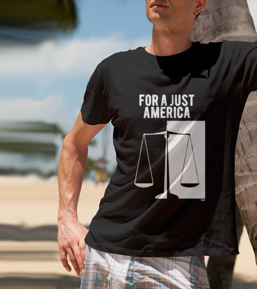 Resist For A Just America Scales Of Justice T-Shirt