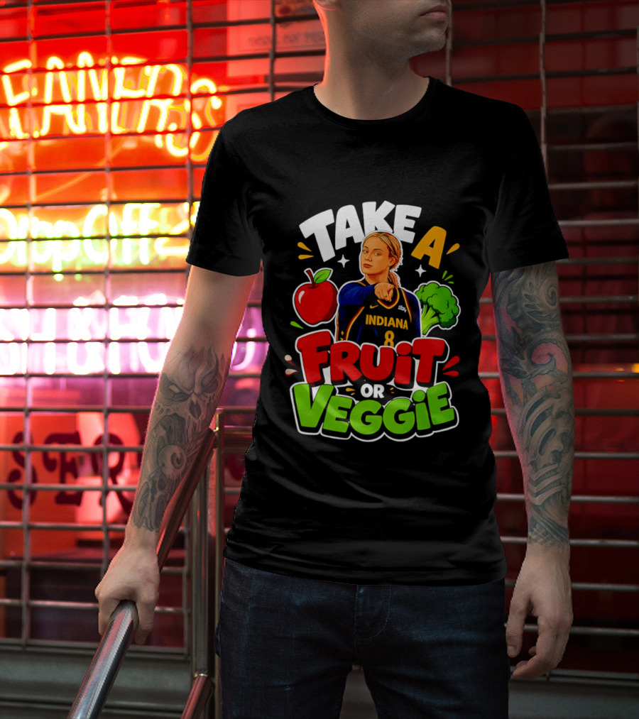 Take A Fruit Or Veggie Indiana 8 T-Shirt