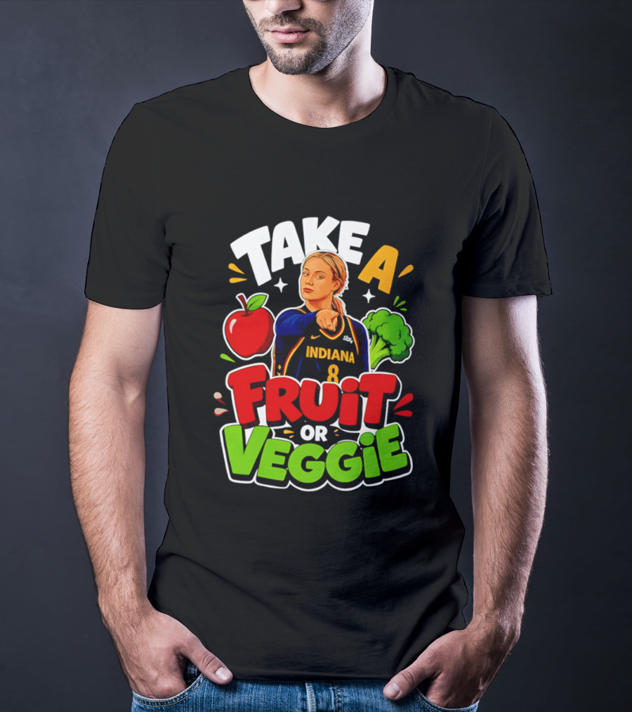 Take A Fruit Or Veggie Indiana 8 T-Shirt