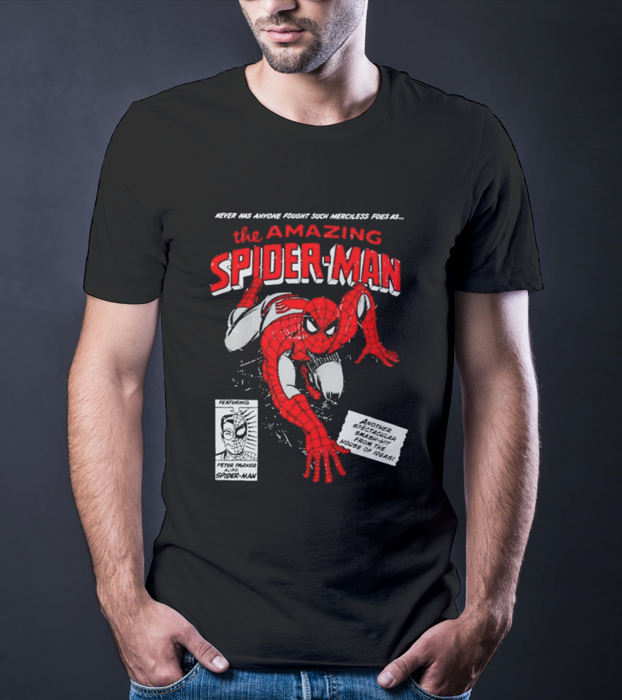 Never Has Anyone Fought Such Merciless Foes As The Amazing Spider Man Marvel Superhero T-Shirt
