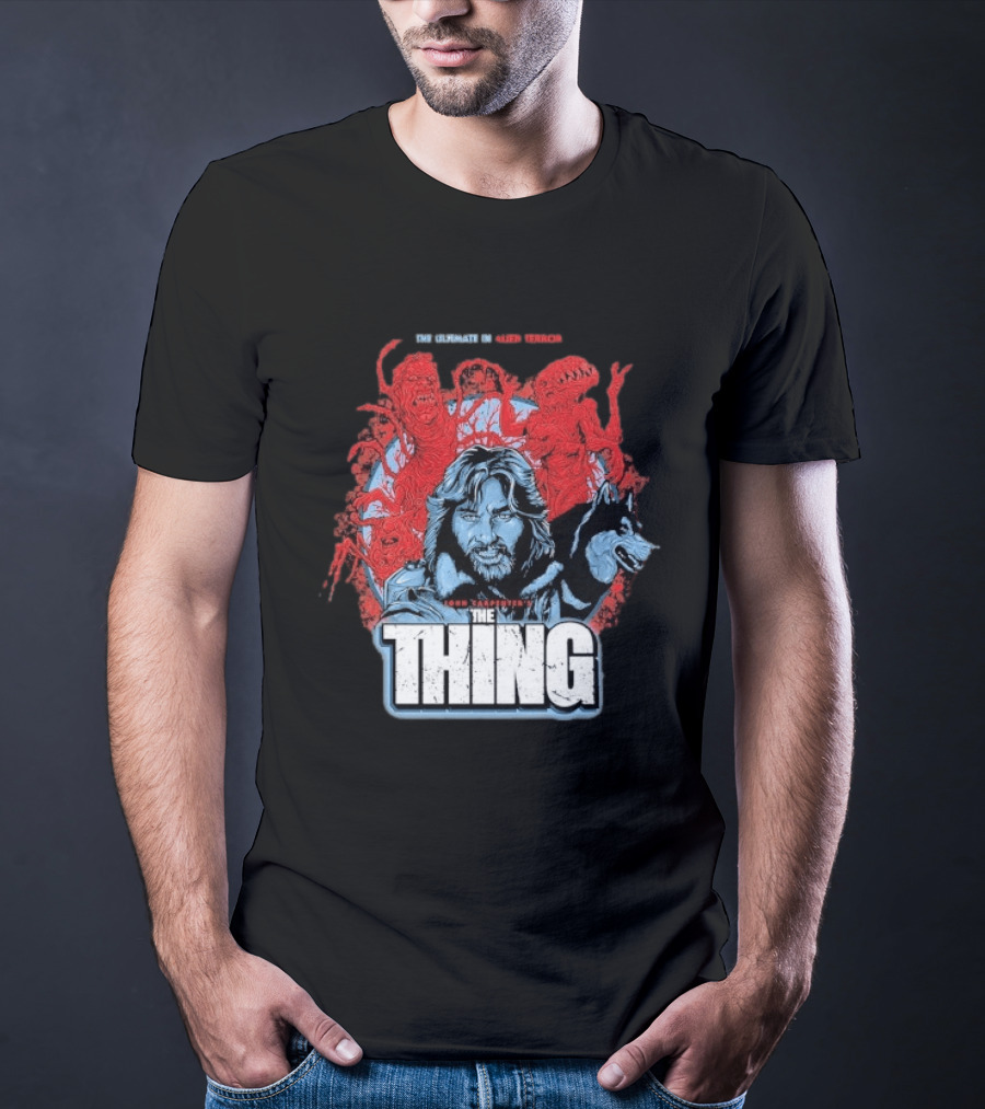 The Thing Ultimate Alien Terror John Carpenter's Classic 1982 Horror Movie T-Shirt
