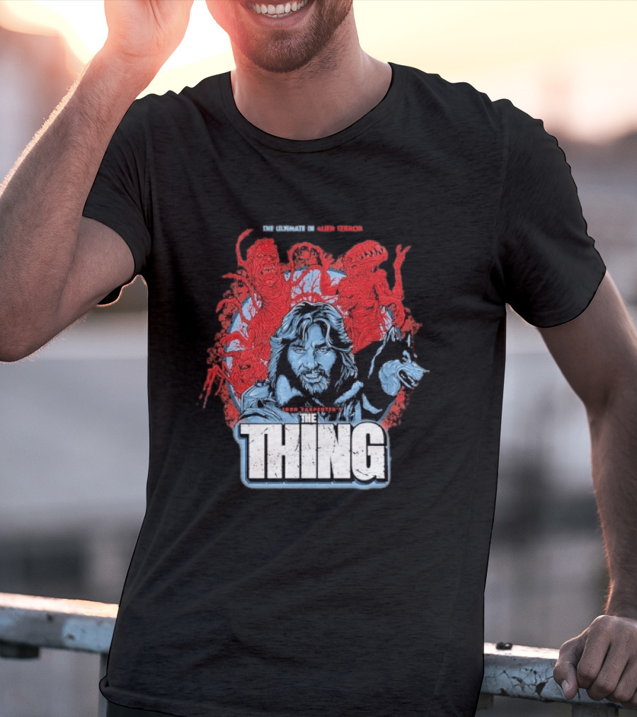 The Thing Ultimate Alien Terror John Carpenter's Classic 1982 Horror Movie T-Shirt