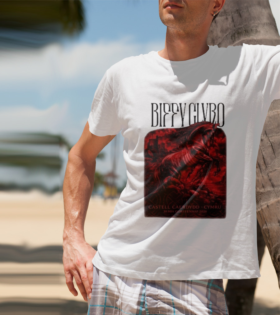 Biffy Clyro Castell Caerdydd Cymru 30 Mis Gorffennaf 2026 T-Shirt