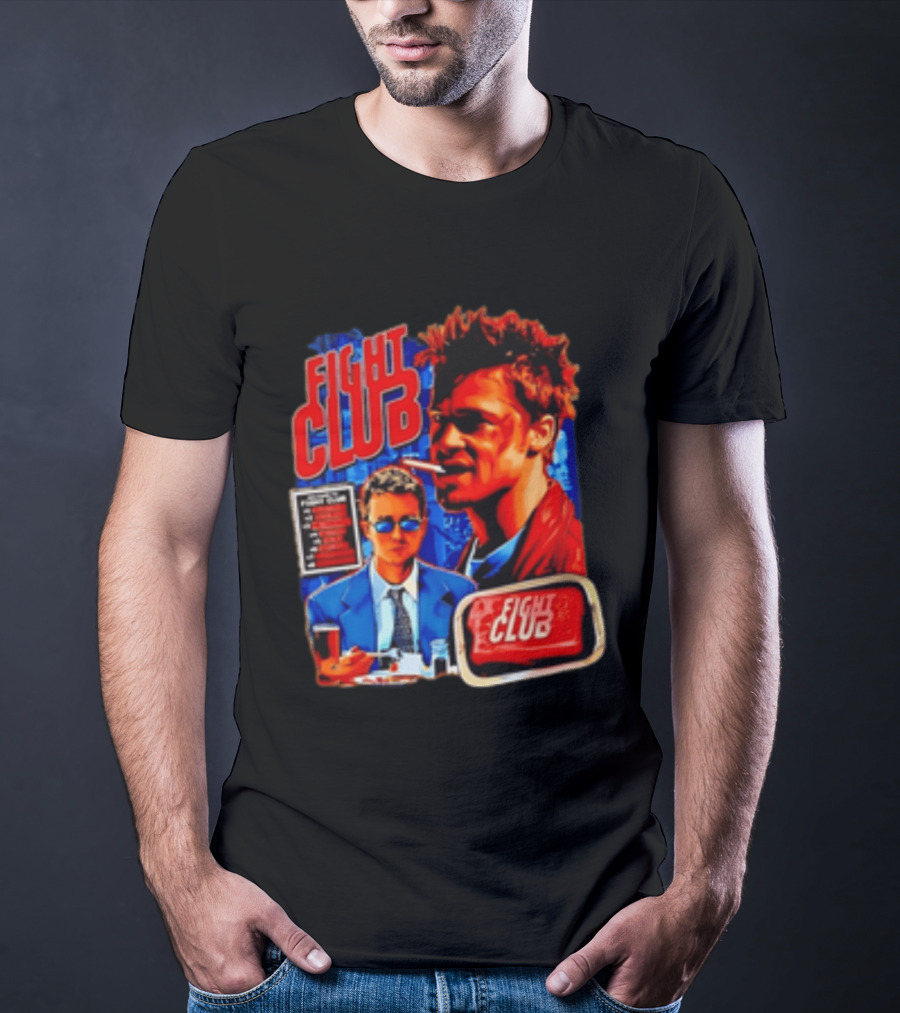 Tyler Durden The Narrator Fight Club Welcome To Fight Club Do Not Talk About T-Shirt