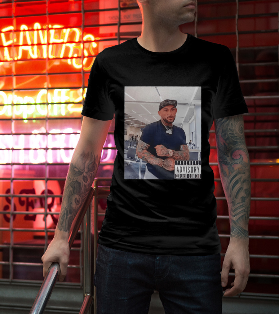 UFC Dustin Poirier Parental Advisory Explicit Content T-Shirt