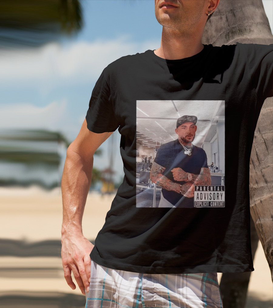 UFC Dustin Poirier Parental Advisory Explicit Content T-Shirt