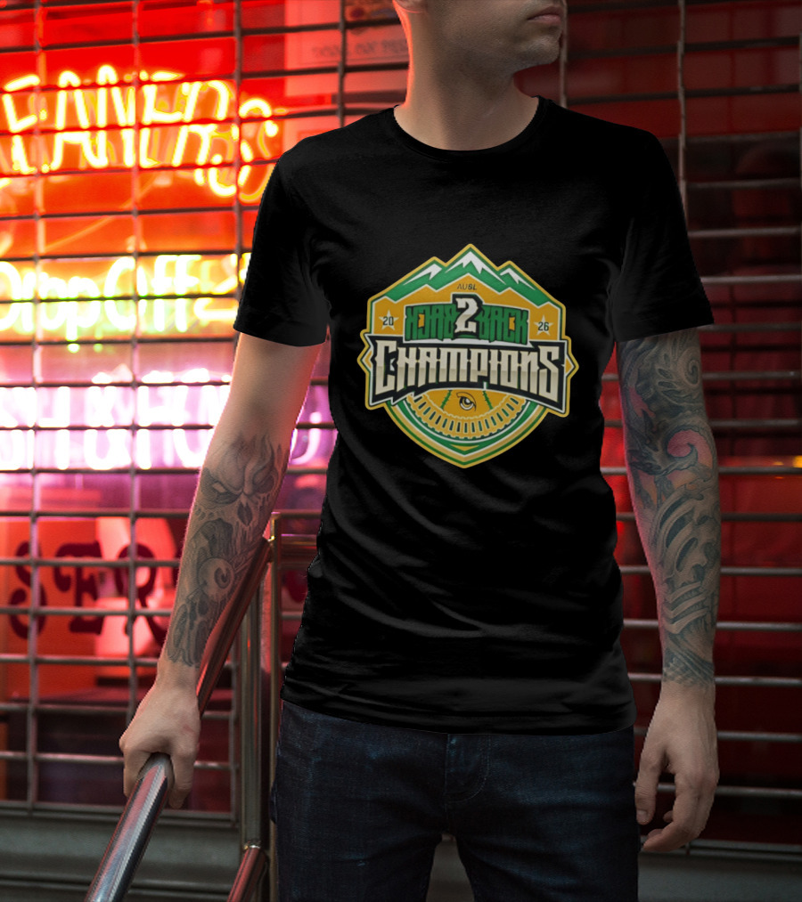 Utah Talons 2026 AUSBL Back 2 Back Champions T-Shirt