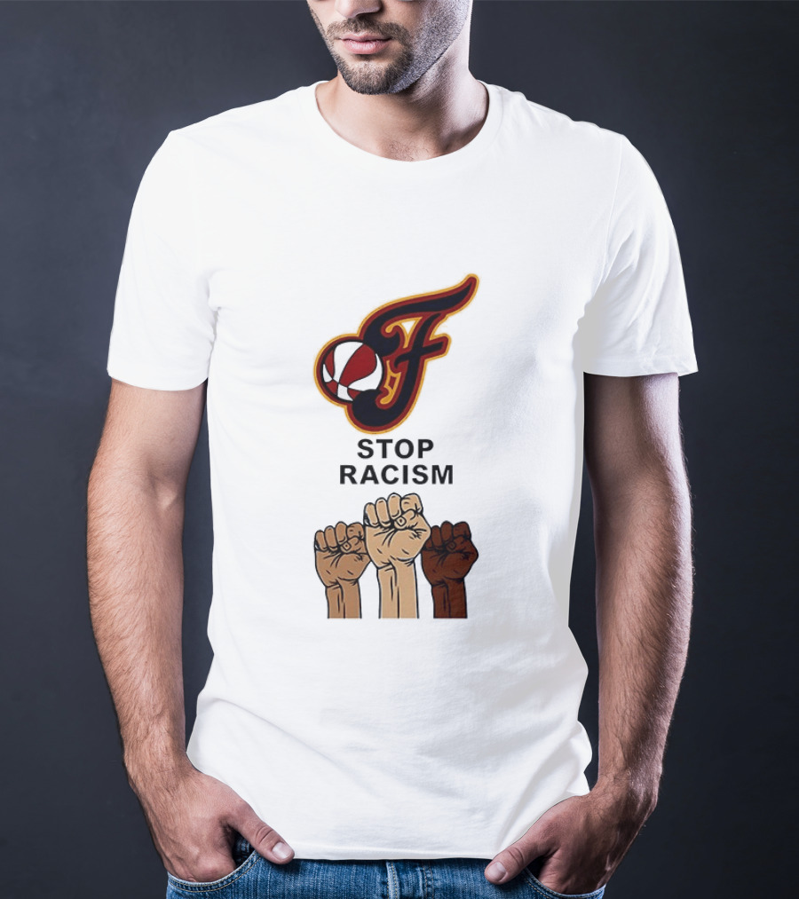 Indiana Fever Stop Racism 2026 Raised Fists T-Shirt