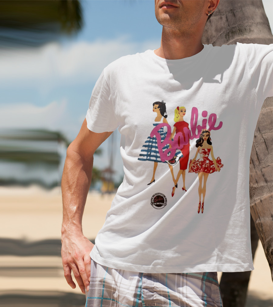 Barbie Vintage Fashion Trio Retro Mattel T-Shirt