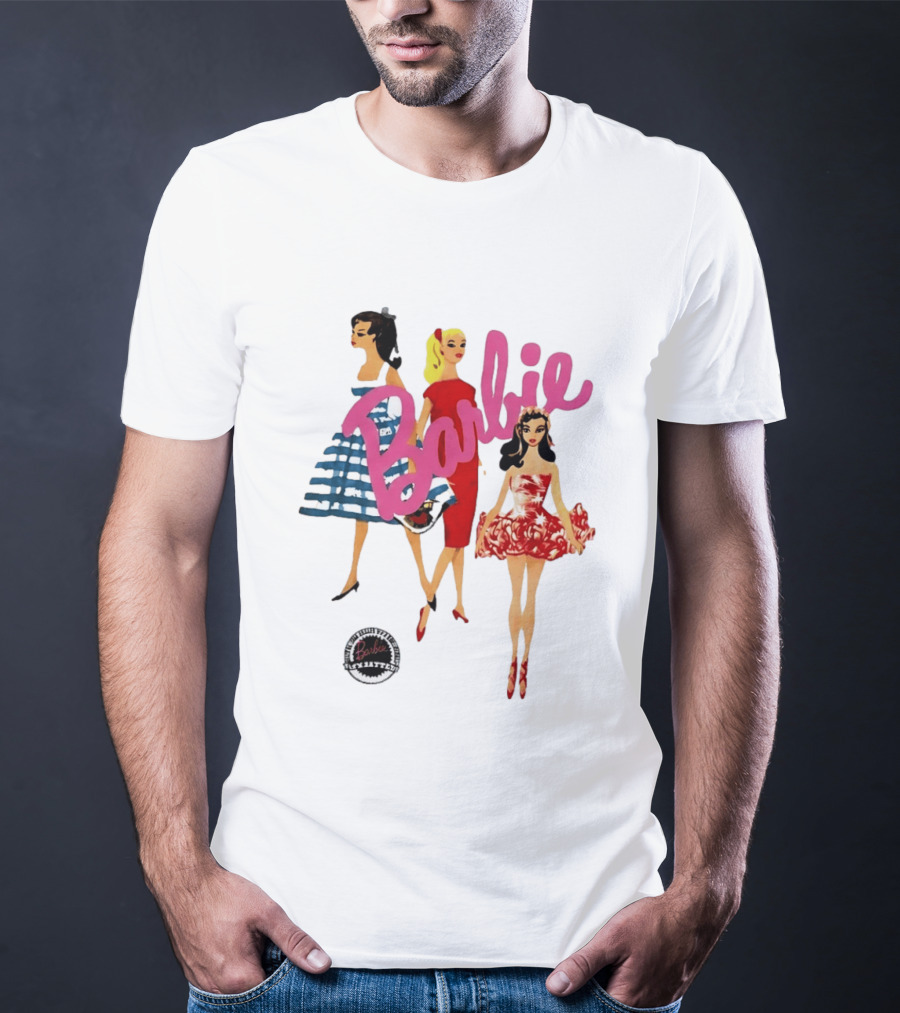Barbie Vintage Fashion Trio Retro Mattel T-Shirt