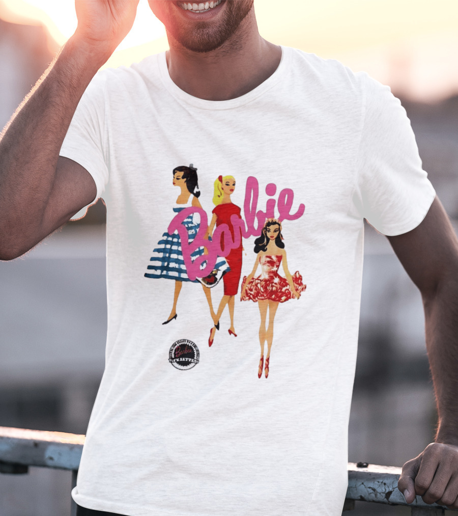 Barbie Vintage Fashion Trio Retro Mattel T-Shirt