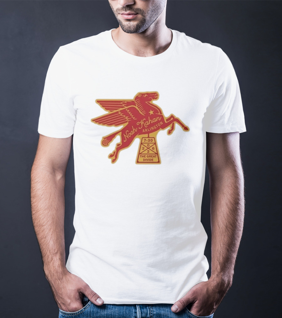 Noah Kahan Arlington July 30 2026 The Great Divide Pegasus T-Shirt