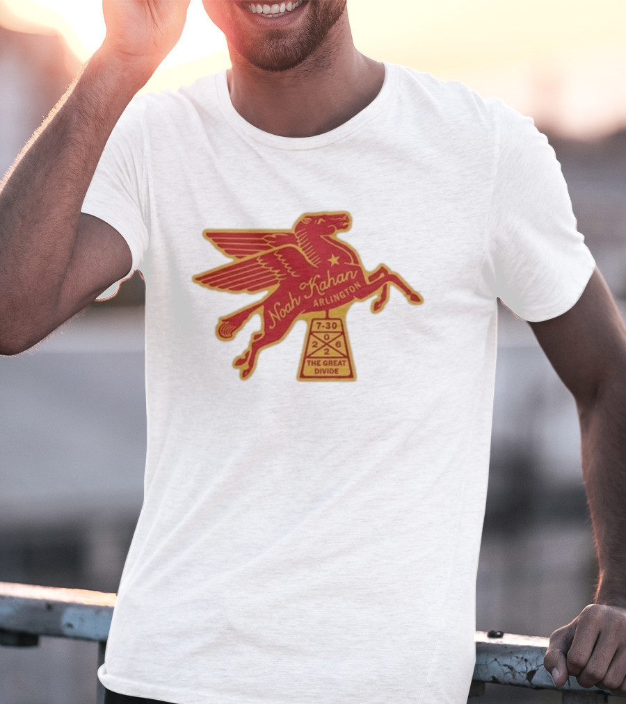 Noah Kahan Arlington July 30 2026 The Great Divide Pegasus T-Shirt