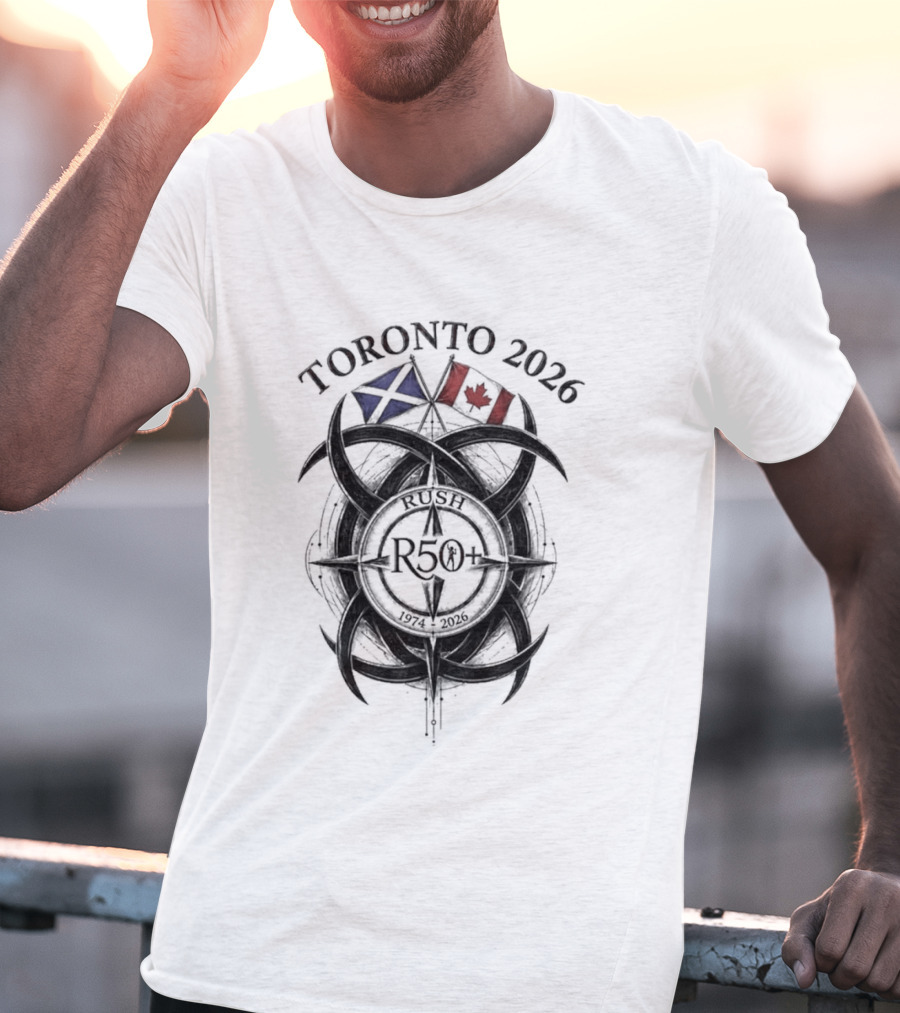 Toronto 2026 Rush R50 Celebration With Flags T-Shirt