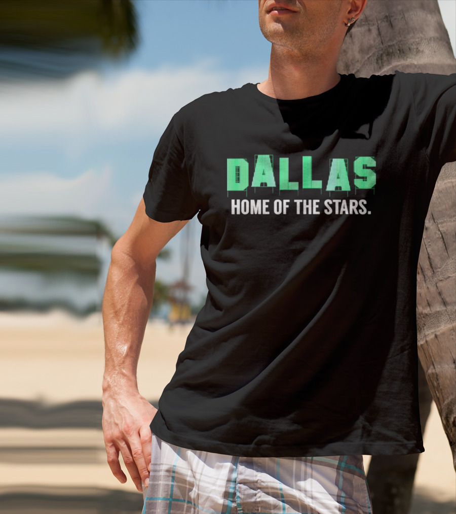 Dallas Home Of The Stars Texas Hockey T-Shirt