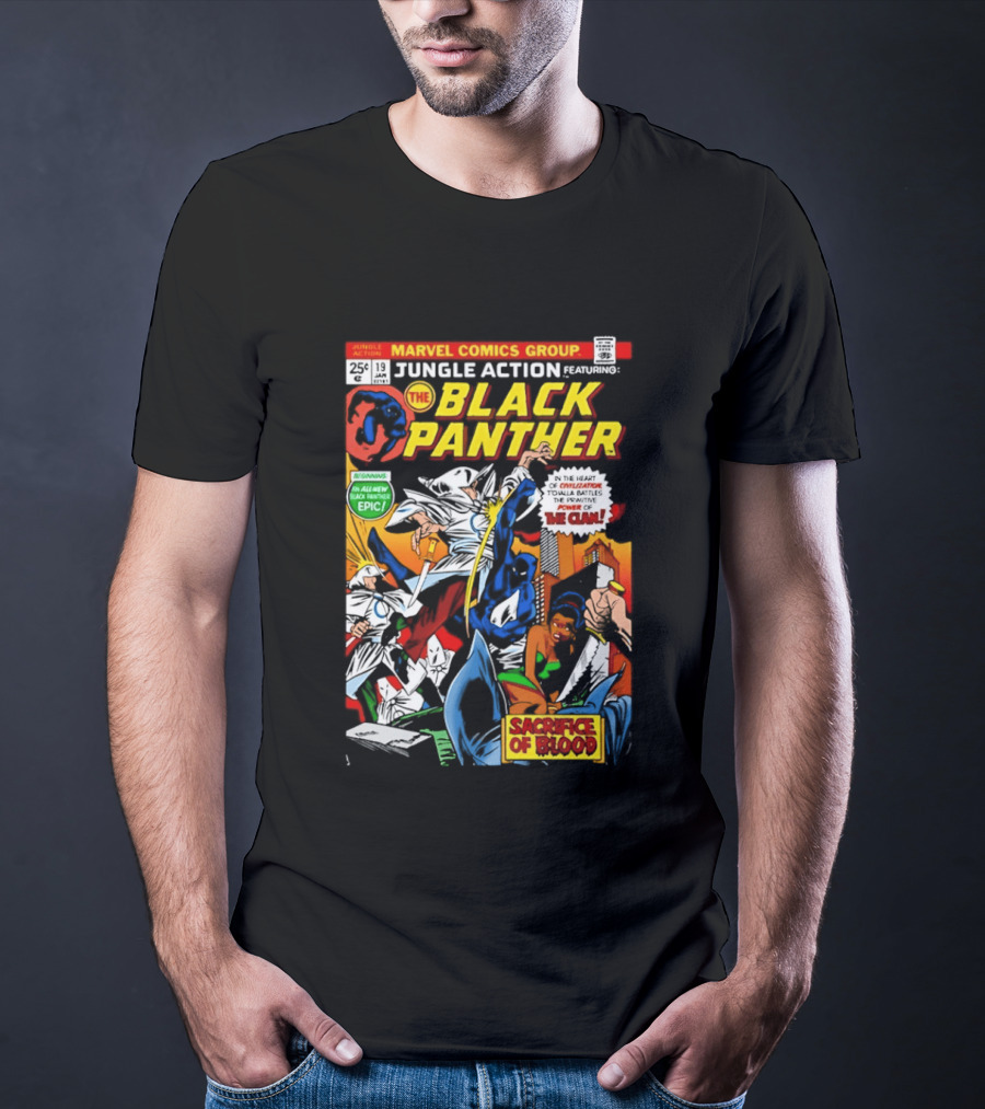 Jungle Action Featuring The Black Panther Marvel Comics Epic Sacrifice Of Blood T-Shirt