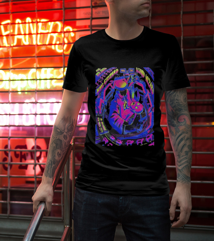 King Gizzard And The Lizard Wizard August 23 2026 New York City Concert Under The K Bridge Park T-Shirt