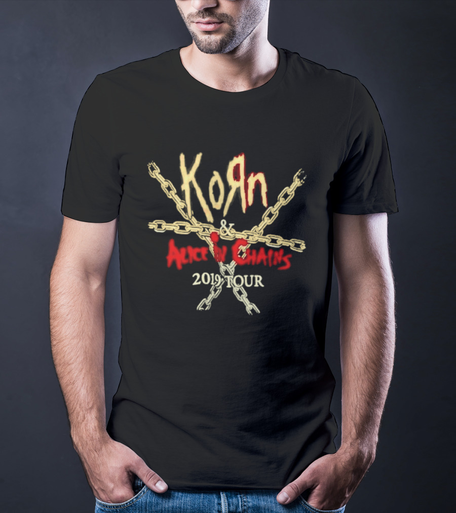 Korn Alice In Chains 2019 Tour Chains T-Shirt