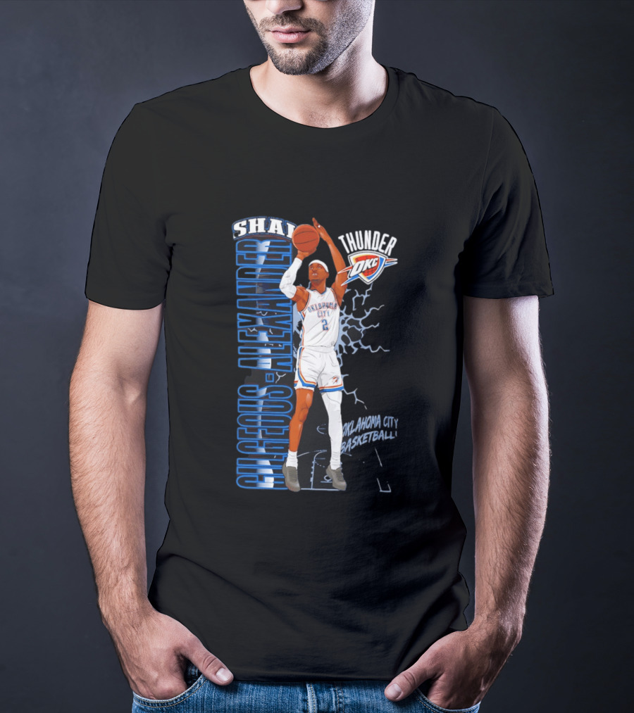 Shai Gilgeous Alexander Oklahoma City Thunder Basketball OKC T-Shirt