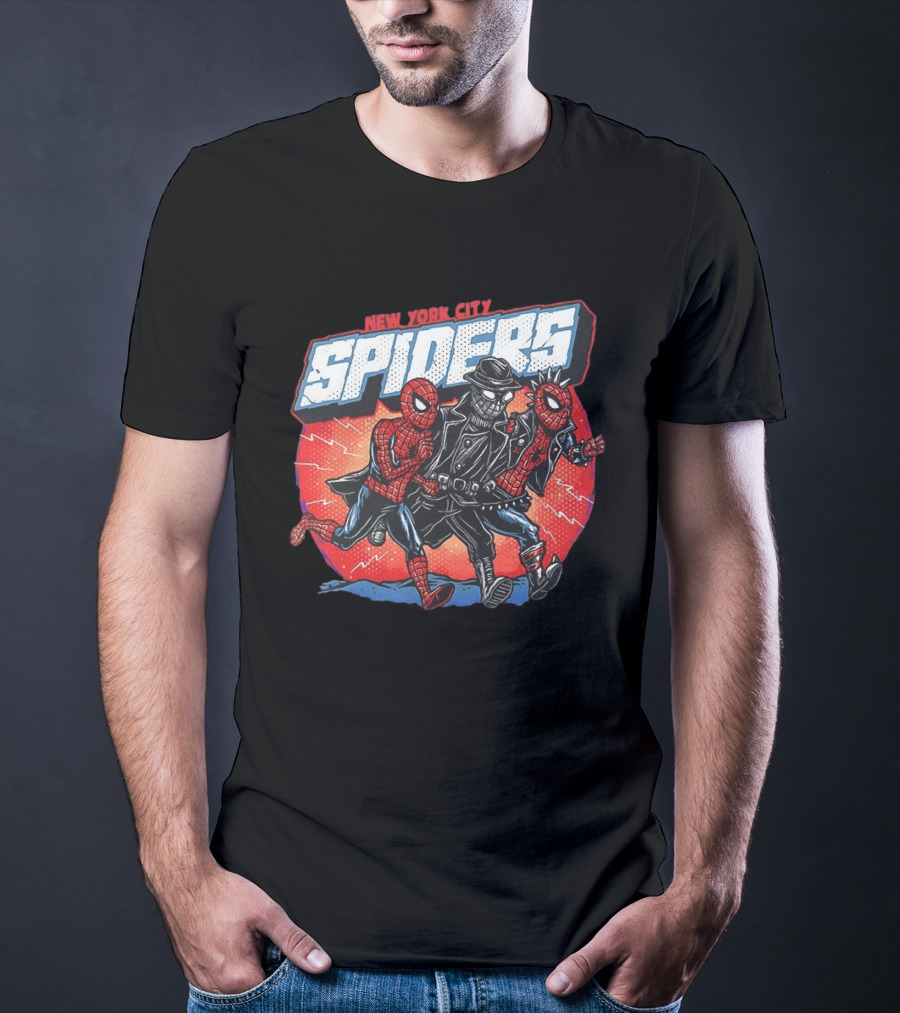 New York City Spiders Spider Man Noir Spider Punk T-Shirt