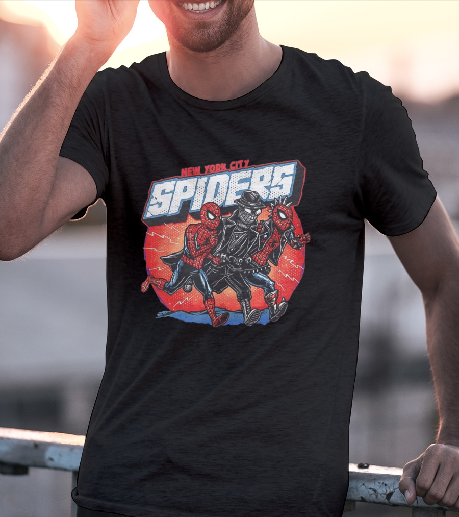 New York City Spiders Spider Man Noir Spider Punk T-Shirt