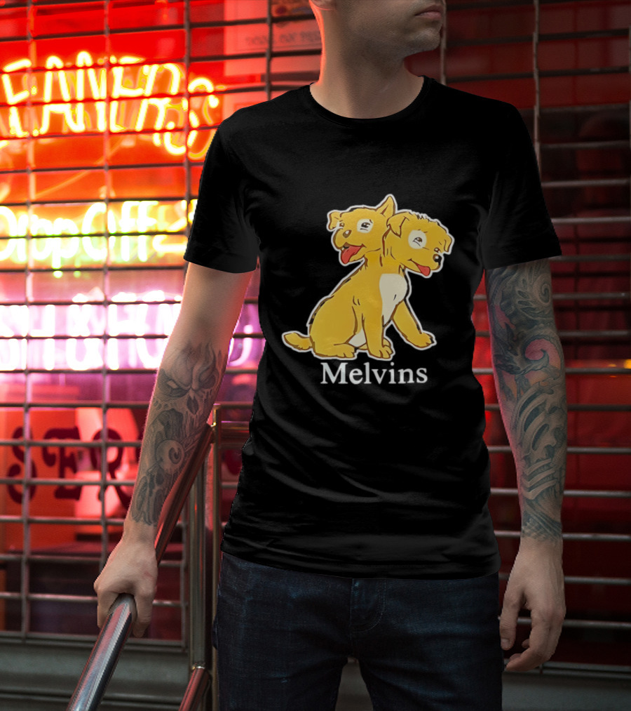 Melvins Two Headed Dog Cartoon T-Shirt
