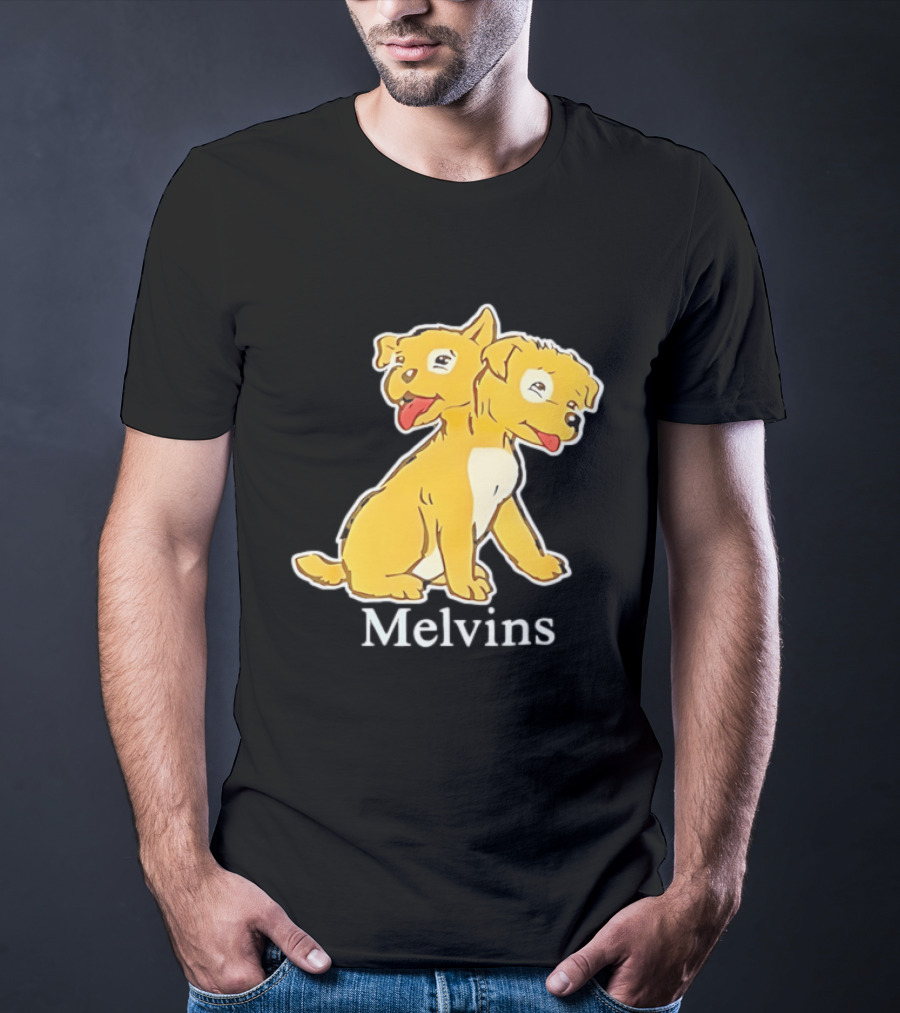 Melvins Two Headed Dog Cartoon T-Shirt