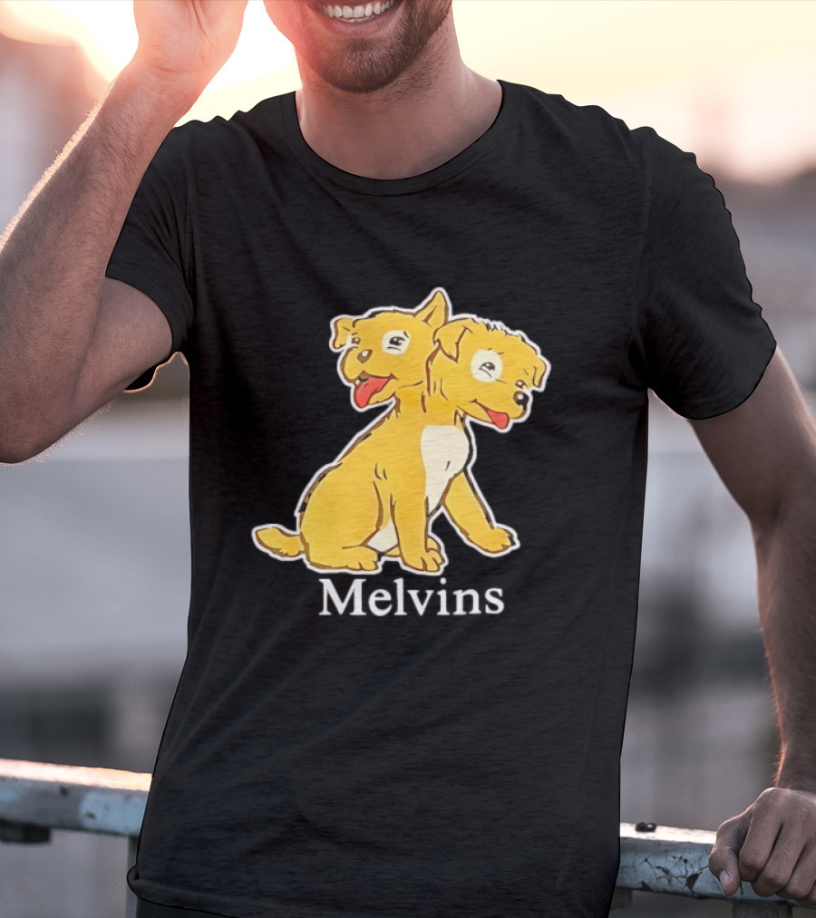 Melvins Two Headed Dog Cartoon T-Shirt