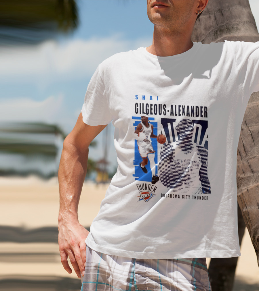 Shai Gilgeous Alexander Oklahoma City Thunder Basketball Highlights T-Shirt