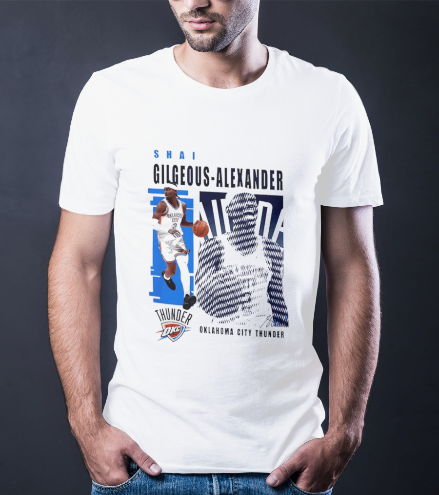 Shai Gilgeous Alexander Oklahoma City Thunder Basketball Highlights T-Shirt