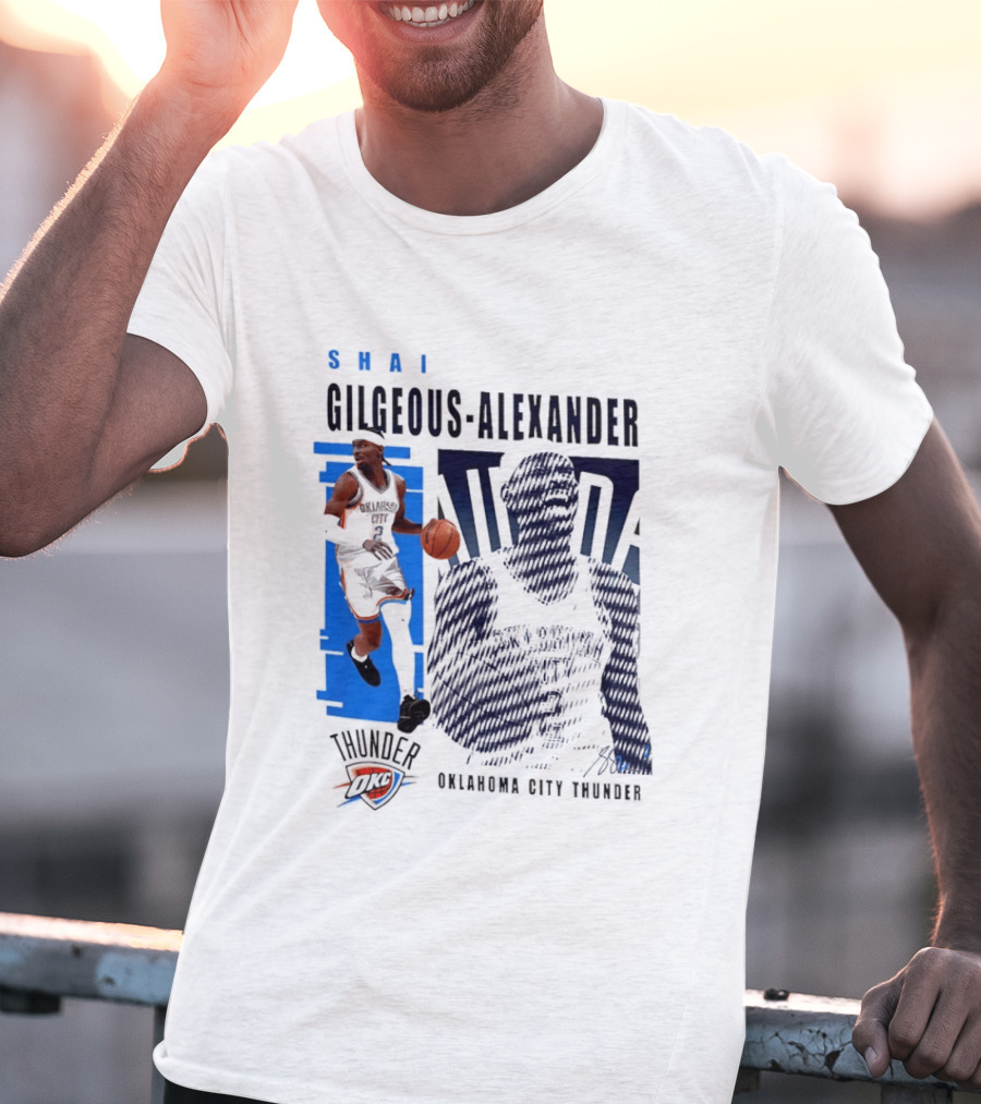 Shai Gilgeous Alexander Oklahoma City Thunder Basketball Highlights T-Shirt