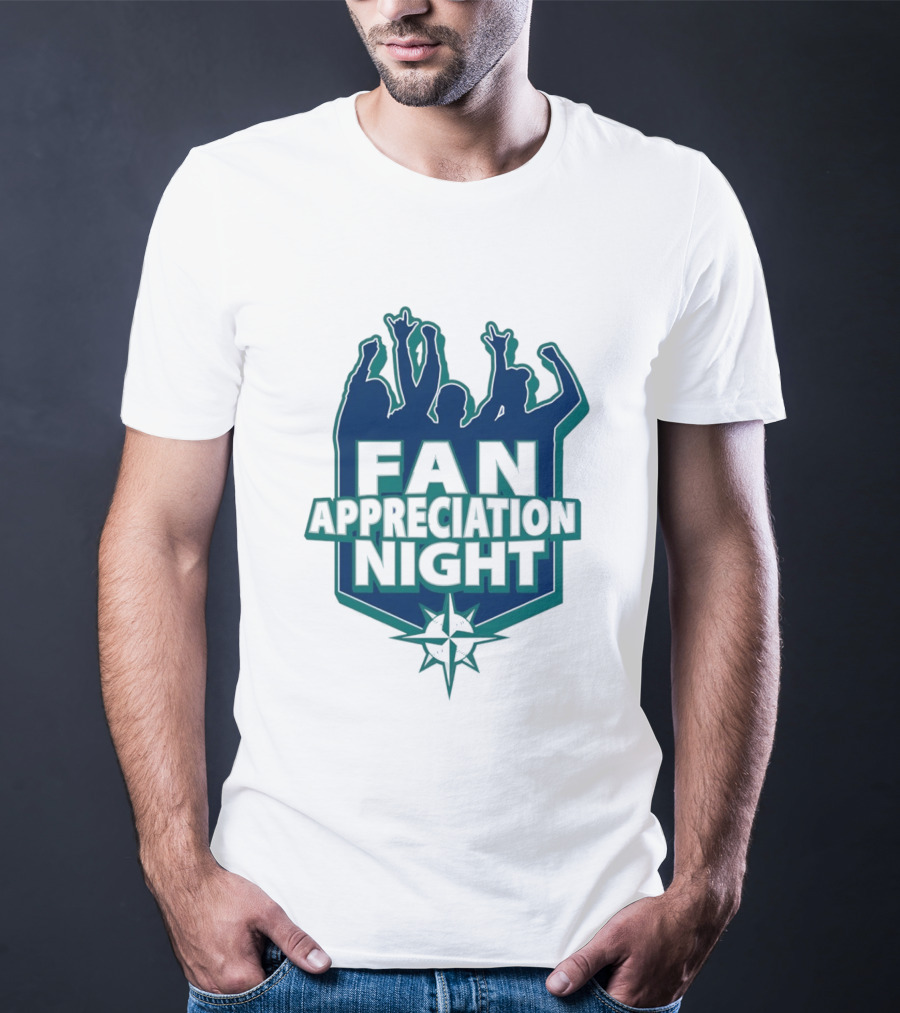 Seattle Mariners Fan Appreciation Night 2026 Baseball Event T-Shirt