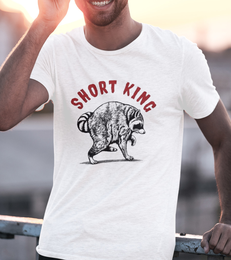 Short King Raccoon Strut T-Shirt