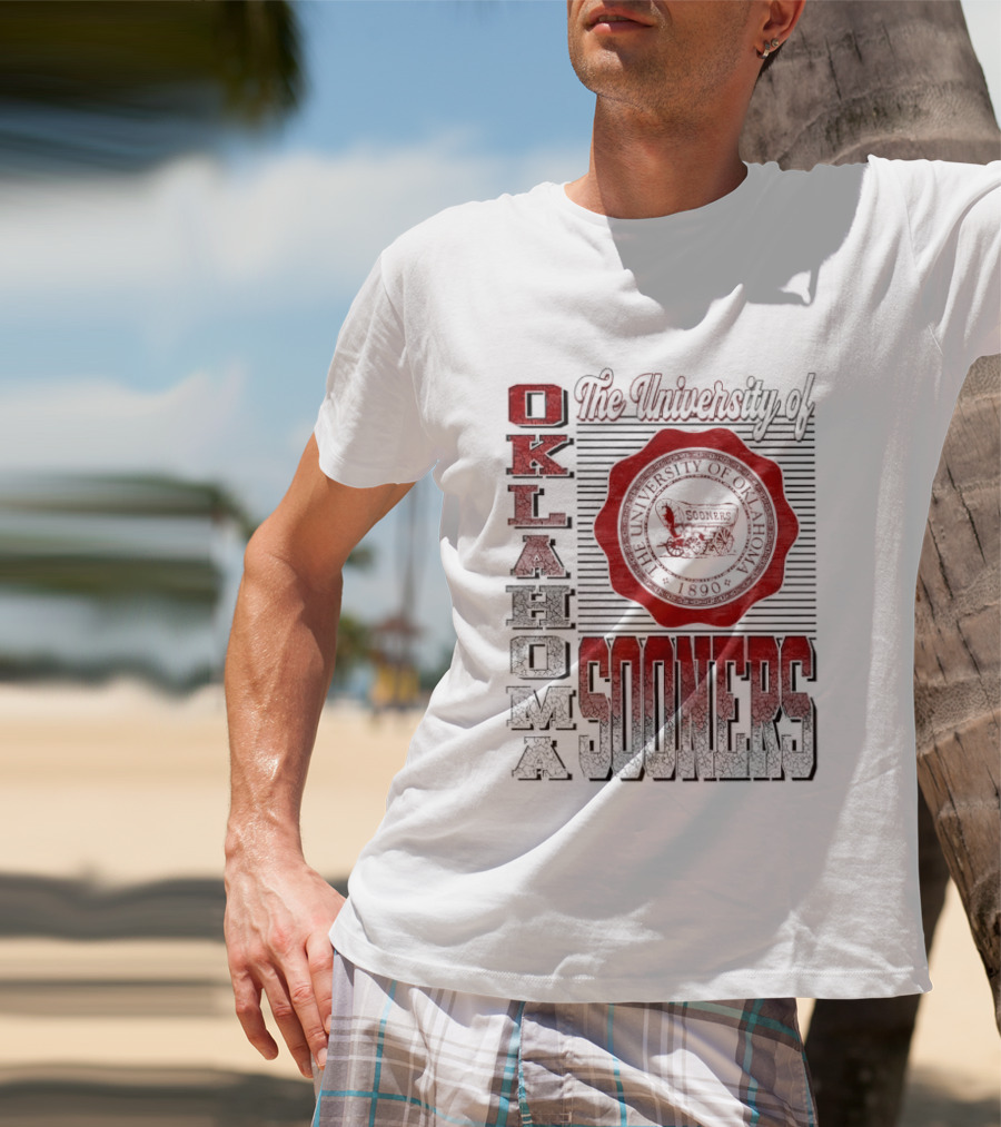 The University Of Oklahoma Sooners Vintage Seal T-Shirt