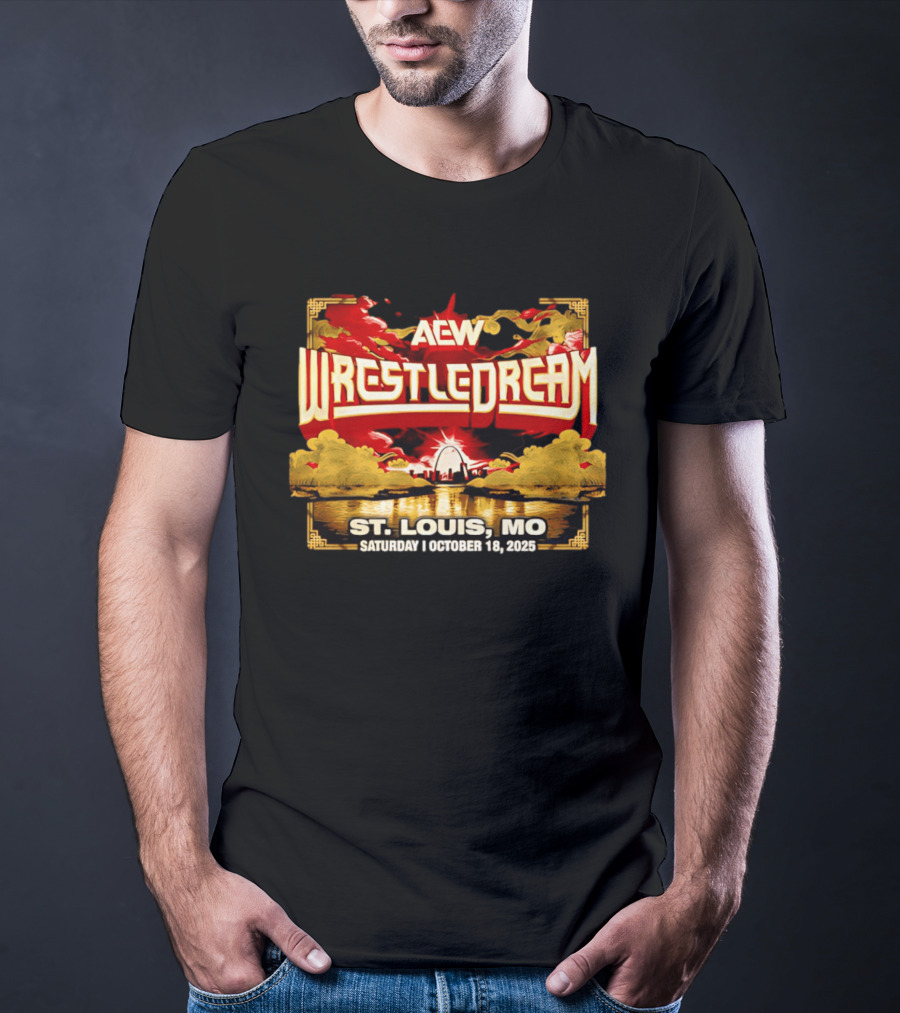 AEW WrestleDream October 18 2025 St Louis MO Event T-Shirt