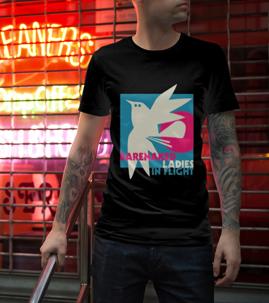 Barenaked Ladies In Flight Bird Tour 2024 Art Vintage Concert T-Shirt